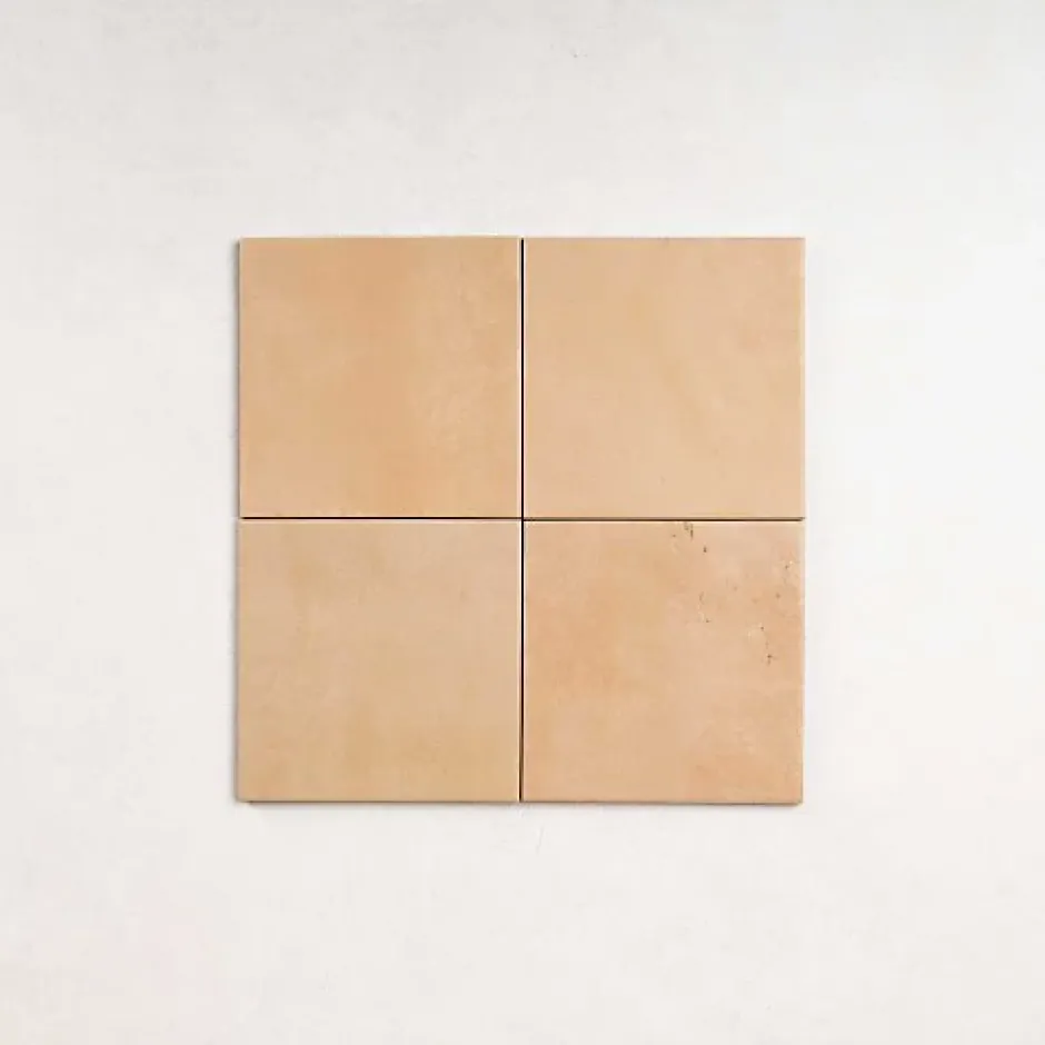 Les Carreaux De Jean Carrelage Effet Zellige Beige AGADIR - Cotto Claro mate 14,7x14,7 - Les Carreaux de Jean