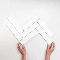 Carrelage Effet Zellige Blanc FUSION Bianco 6x25cm - Les Carreaux de Jean-Les Carreaux De Jean  Online