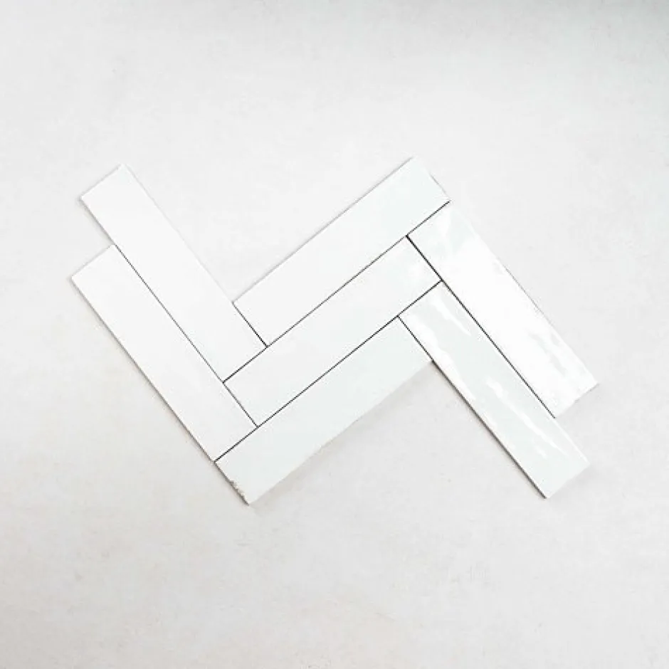 Carrelage Effet Zellige Blanc FUSION Bianco 6x25cm - Les Carreaux de Jean-Les Carreaux De Jean Online