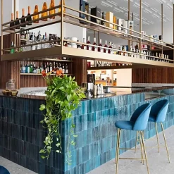 Carrelage Effet Zellige Bleu Nuit TANGER 6x24 Blue - Les Carreaux de Jean-Les Carreaux De Jean 