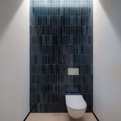 Carrelage Effet Zellige Bleu Nuit TANGER 6x24 Blue - Les Carreaux de Jean-Les Carreaux De Jean 