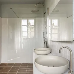 Les Carreaux De Jean Carrelage Effet Zellige Blanc TANGER 6x24 White - Les Carreaux de Jean