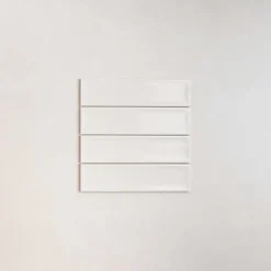 Les Carreaux De Jean  Carrelage Effet Zellige Blanc NARA Blanco Mate 7,5x30cm - Les Carreaux de Jean