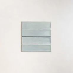 Carrelage Effet Zellige Bleu Ciel NARA Glass Mate 7,5x30cm - Les Carreaux de Jean-Les Carreaux De Jean  Discount