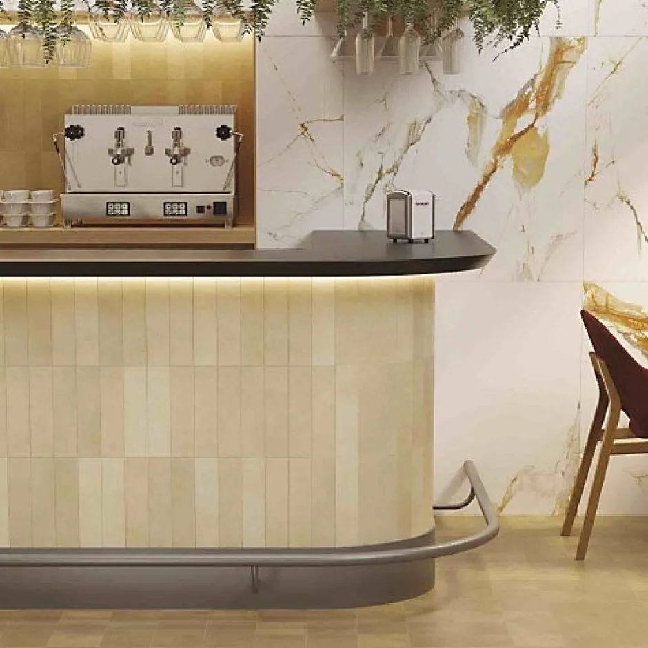 Les Carreaux De Jean Carrelage Effet Zellige Beige - AGADIR Cotto Claro mate7x28 - Les Carreaux de Jean