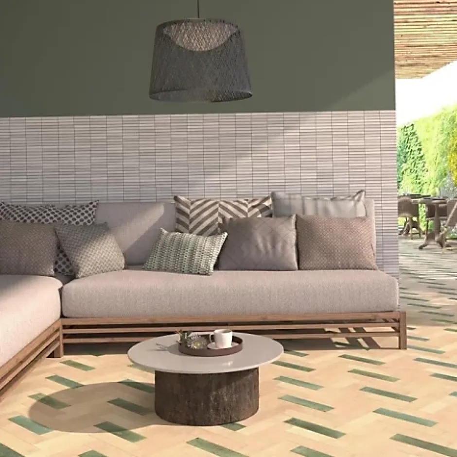 Les Carreaux De Jean Carrelage Effet Zellige Beige - AGADIR Cotto Claro mate7x28 - Les Carreaux de Jean