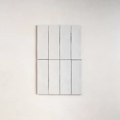 Les Carreaux De Jean  Carrelage Effet Zellige Blanc NOLITA Blanco 6,5x20 - Les Carreaux de Jean