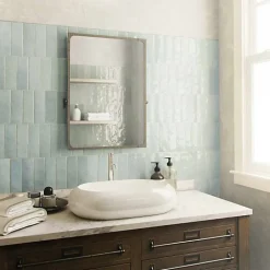 Carrelage Effet Zellige Bleu Ciel NOLITA Cielo 6,5x20 - Les Carreaux de Jean-Les Carreaux De Jean  Hot