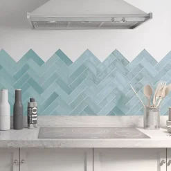 Carrelage Effet Zellige Bleu Ciel NOLITA Cielo 6,5x20 - Les Carreaux de Jean-Les Carreaux De Jean  Hot