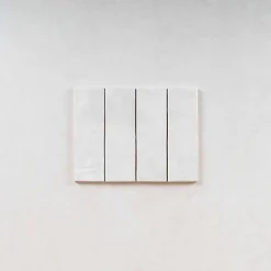 Gioia Materia Carrelage Effet Zellige Gris LA RIVIERA 6,5x20 Gris Nuage - Les Carreaux de Jean