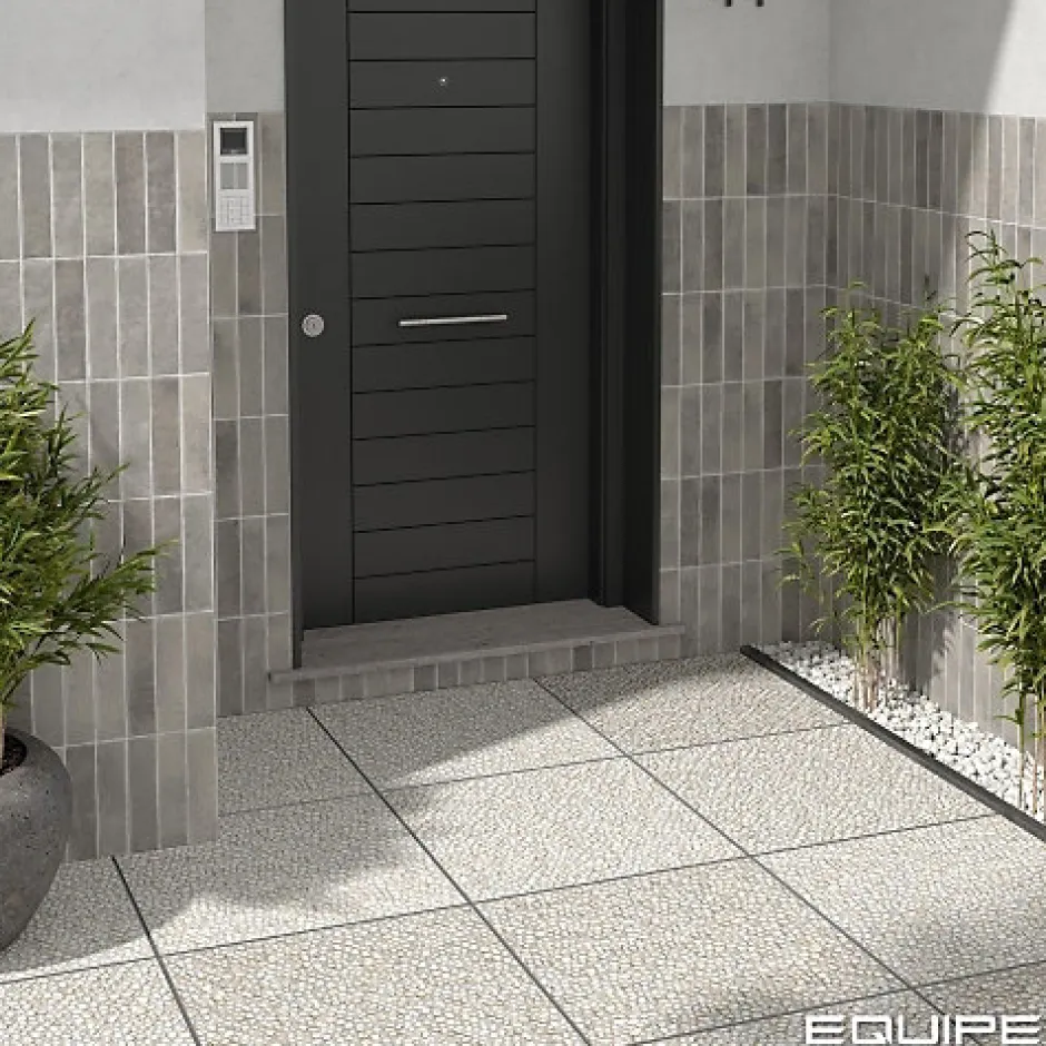 Carrelage Effet Zellige Gris ARGILE 6x24,6 Concrete - Les Carreaux de Jean-Gioia Materia Best