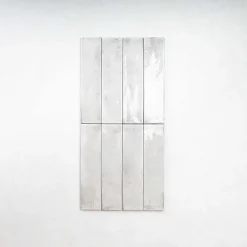 Carrelage Effet Zellige Gris Clair FUSION Grigio 6x25cm - Les Carreaux de Jean-Les Carreaux De Jean Discount