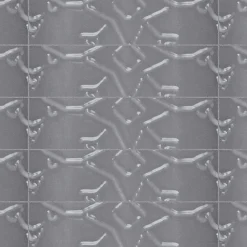 Ro'Ma Carrelage Carrelage effet Zellige Gris 30x7,5x0,82 cm Salerno - Mur intérieur -