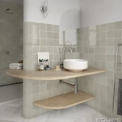 Carrelage Effet Zellige LA RIVIERA 13,2x13,2 Vert - Les Carreaux de Jean-Gioia Materia Discount