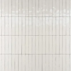 Les Carreaux De Jean  Carrelage Effet Zellige LUZ Blanc 5,3x30cm - Les Carreaux de Jean