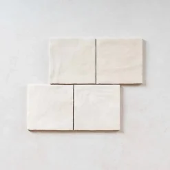 Gioia Materia Carrelage Effet Zellige LA RIVIERA 13,2x13,2 Wheat - Les Carreaux de Jean