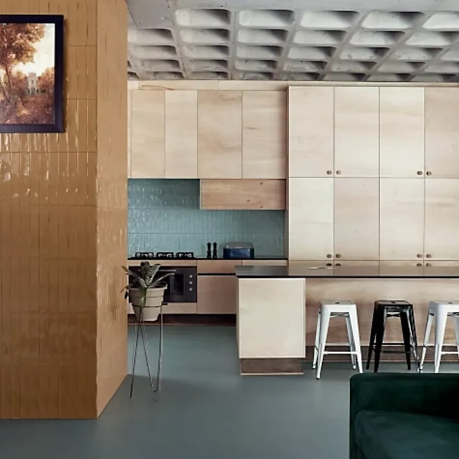 Carrelage Effet Zellige LUZ Caramel 5,3x30cm - Les Carreaux de Jean-Les Carreaux De Jean New