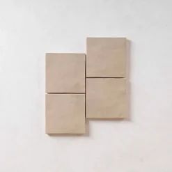 Les Carreaux De Jean  Carrelage Effet Zellige MANARA CLAY 10x10 Temara Taupe - Les Carreaux de Jean