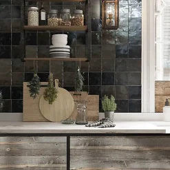 Carrelage Effet Zellige Noir MANARA CLAY 10x10 Berber Black - Les Carreaux de Jean-Les Carreaux De Jean  New