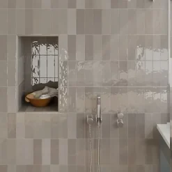 Carrelage Effet Zellige NOLITA Gris 6,5x20 - Les Carreaux de Jean-Les Carreaux De Jean  Online