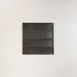 Carrelage Effet Zellige NARA Noir Mate 7,5x30cm - Les Carreaux de Jean-Les Carreaux De Jean Clearance