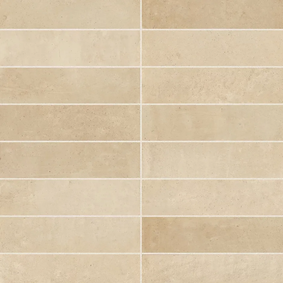 Carrelage effet Zellige Ocre 18,4x4,6x0,85 cm Terronys - Sol et mur intérieur --Ro'Ma Carrelage Online