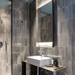 Les Carreaux De Jean  Carrelage Effet Zellige TANGER 6x24 Greige - Les Carreaux de Jean