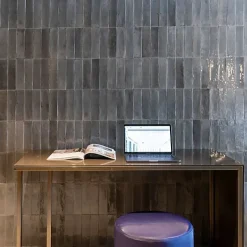 Les Carreaux De Jean  Carrelage Effet Zellige TANGER 6x24 Greige - Les Carreaux de Jean