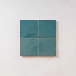 Les Carreaux De Jean  Carrelage Effet Zellige Turquoise MANARA CLAY 10x10 Tamir Turquesa - Les Carreaux de Jean