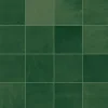 Ro'Ma Carrelage Carrelage effet Zellige Vert Profond 10,7x10,7x0,85 cm Samorel - Mur intérieur -