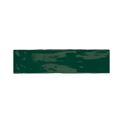 Carrelage effet Zellige Vert Profond 30x7,5x0,82 cm Brillant Novaril - Mur intérieur --Ro'Ma Carrelage Sale