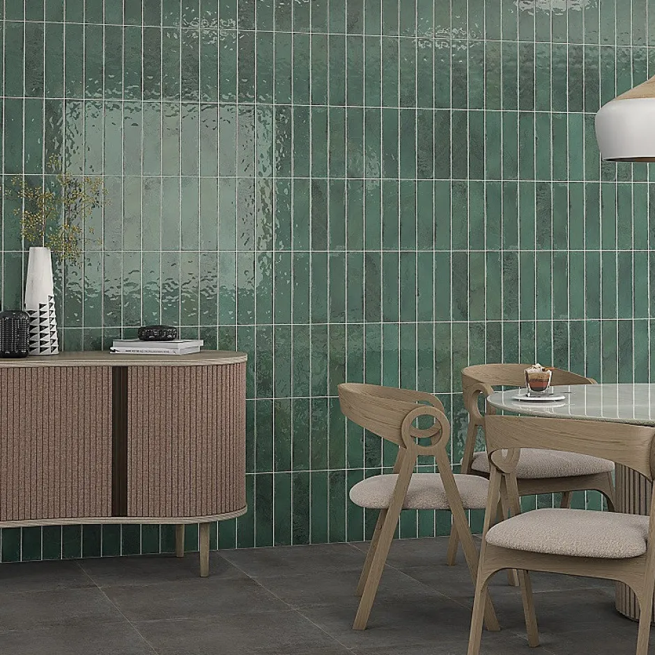 carrelage effet zellige 8x31,5 cm luca jade-Concept Mosaïque New