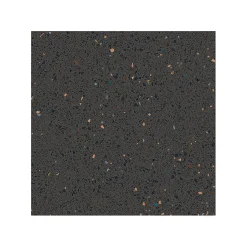 Carrelage extérieur antidérapant effet terrazzo uni noir 20x20 cm MICRA R Grafito-Eiffel art construction