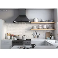 Carrelage extérieur antidérapant effet pierre anthracite 120x120 cm SEINE R BASALTO-Aelle Carrelage Best