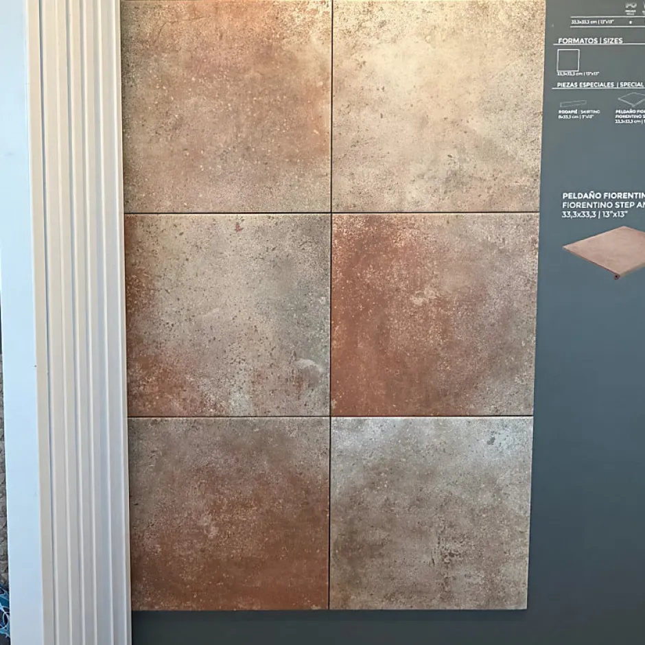 Aelle Carrelage Carrelage extérieur effet pierre méditerranéenne rustique 33,3x33,3 cm - MYK-PALA