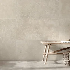 Aelle Carrelage Carrelage extérieur effet pierre naturelle de travertin 60x120 cm MYK-CR SAND