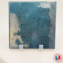 Aelle Carrelage Carrelage extérieur piscine carré bleu brillant 15x15 cm SPA&POOLS BLUE NIGHT