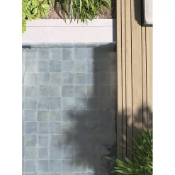 Aelle Carrelage Carrelage extérieur piscine carré bleu mate 15x15 cm SPA&POOLS SEA MAT