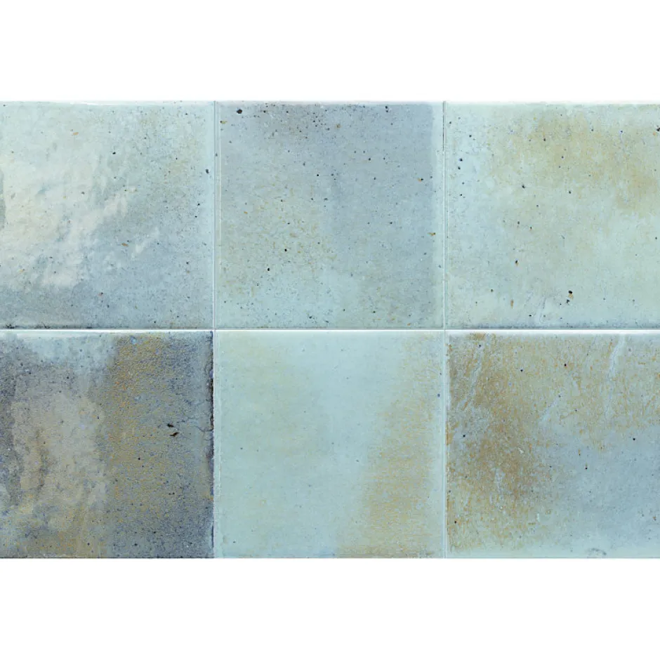 Aelle Carrelage Carrelage extérieur piscine carré bleu brillant 15x15 cm SPA&POOLS SKY BLUE