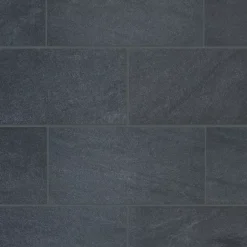 Carrelage extérieur Quartzite anthracite 30 x 60 cm-GoodHome Discount