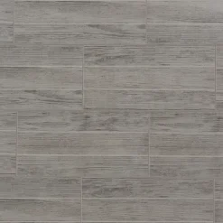 GoodHome Carrelage extérieur Stripe wood gris 30 x 60 cm