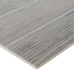 GoodHome Carrelage extérieur Stripe wood gris 30 x 60 cm
