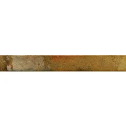 Aelle Carrelage Carrelage faïence mur marron vert brillant rectangulaire 5x40 cm BALI MOSS