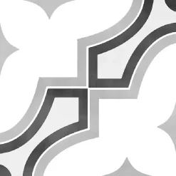 Estudio Ceramico Carrelage Frame 15 BW Tie - Mat 15x15cm ( vendu par boite de 0,95 m² )