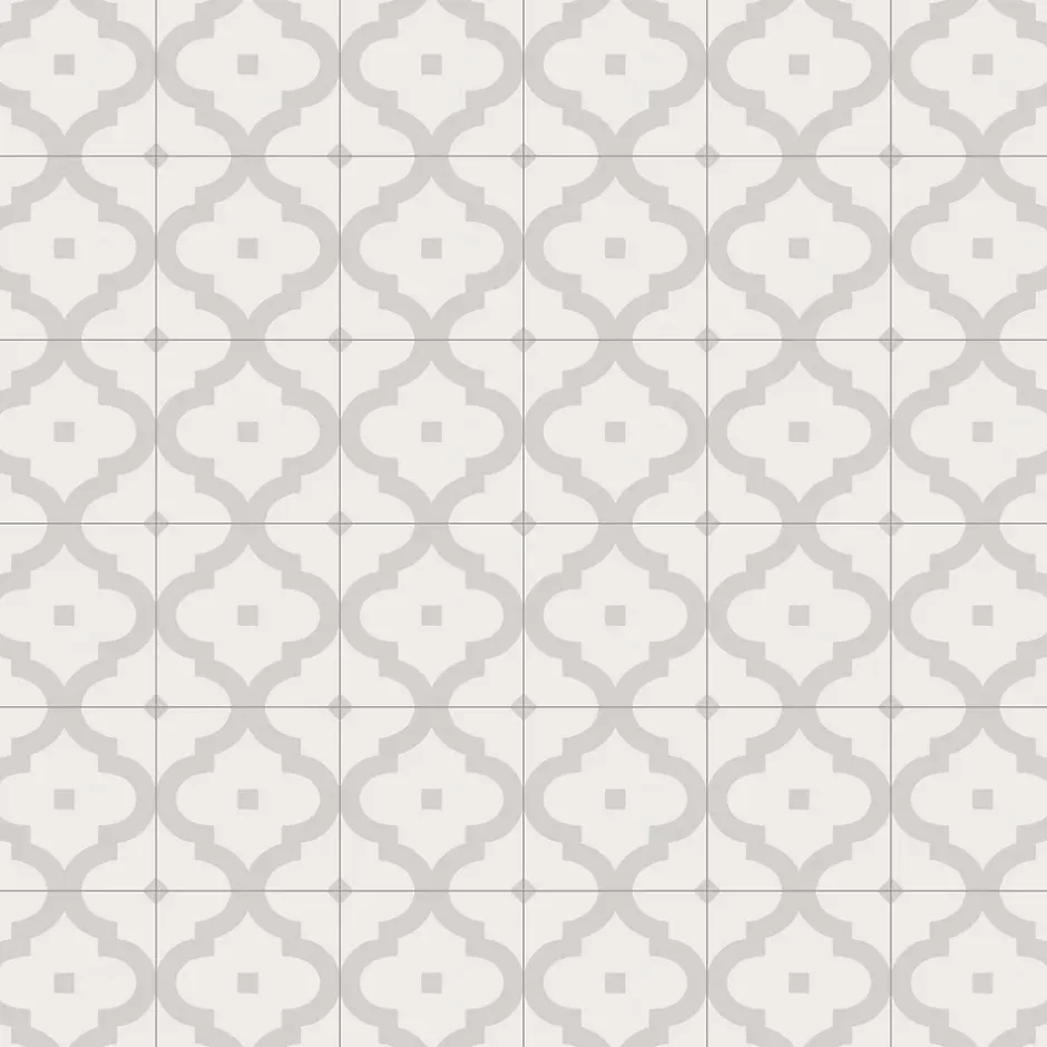 Carrelage grès cérame effet carreau de ciment MAORI LADAKHI 20x20 cm Gris - Mat - boîte de 1 m2-Gioia Materia Clearance