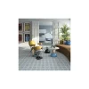 Gioia Materia Carrelage grès cérame effet carreau ciment POP TILE CAVEREN 15x15cm 15x15 cm Bleu Pâle - Satiné - boîte de 1 m2