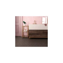 Carrelage grès cérame effet graphique KROMATIKA Hexagone Hexagone 11.6x10.1 cm Marron - Mat - boîte de 0.44 m2-Gioia Materia New