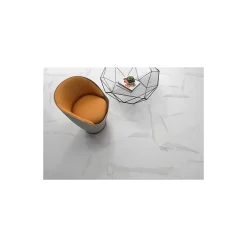 Carrelage grès cérame effet marbre BLANC STATUARY 120x120 cm Blanc - Naturel - boîte de 1.44 m2-Gioia Materia Hot