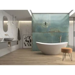 Carrelage grès cérame effet marbre BLANC STATUARY 120x120 cm Blanc - Naturel - boîte de 1.44 m2-Gioia Materia Hot