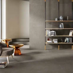 Gioia Materia Carrelage grès cérame effet argile TERRA 120x60 cm Fumo - Naturel - boîte de 1.44 m2